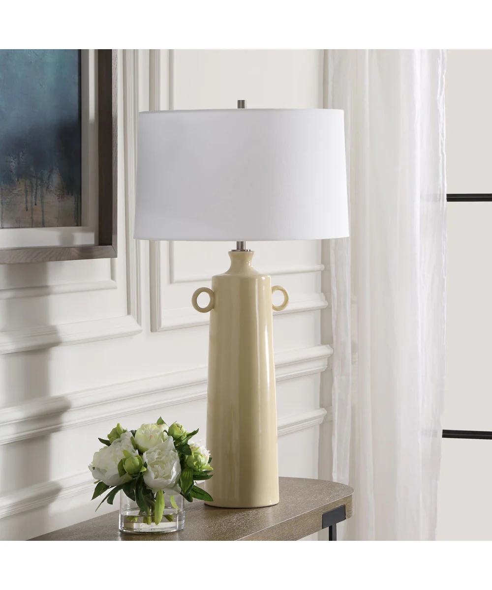 Florero Pale Yellow Table Lamp - Image 3