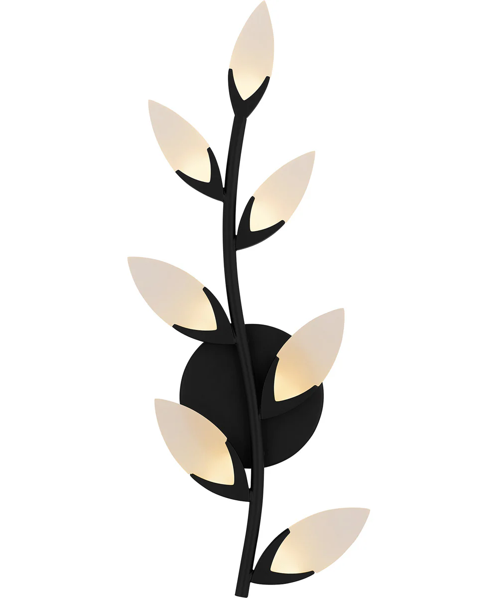 Flores Small 7-light Wall Sconce Matte Black - Image 3