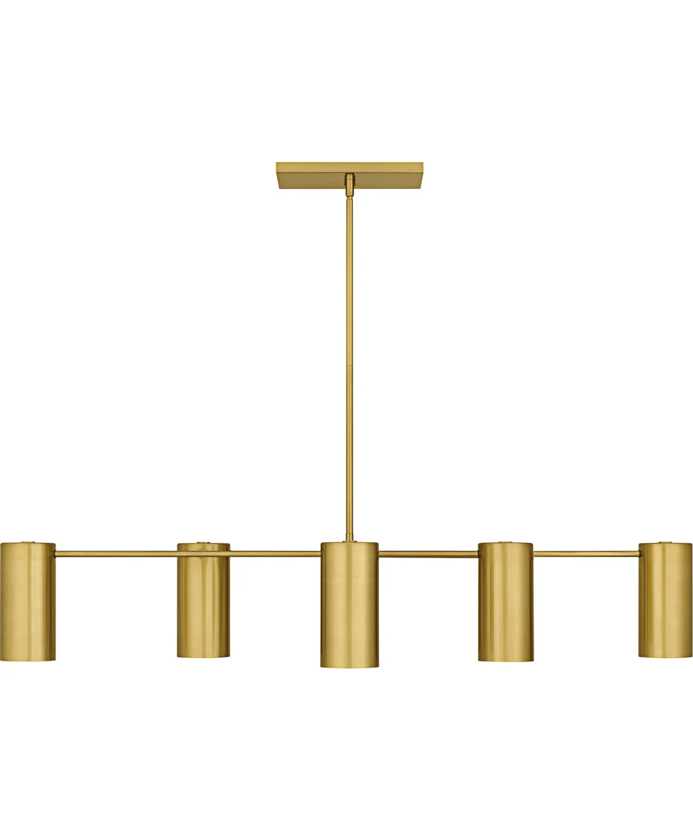 Foreland Large 6-light Island Light Brushed Gold - Image 3