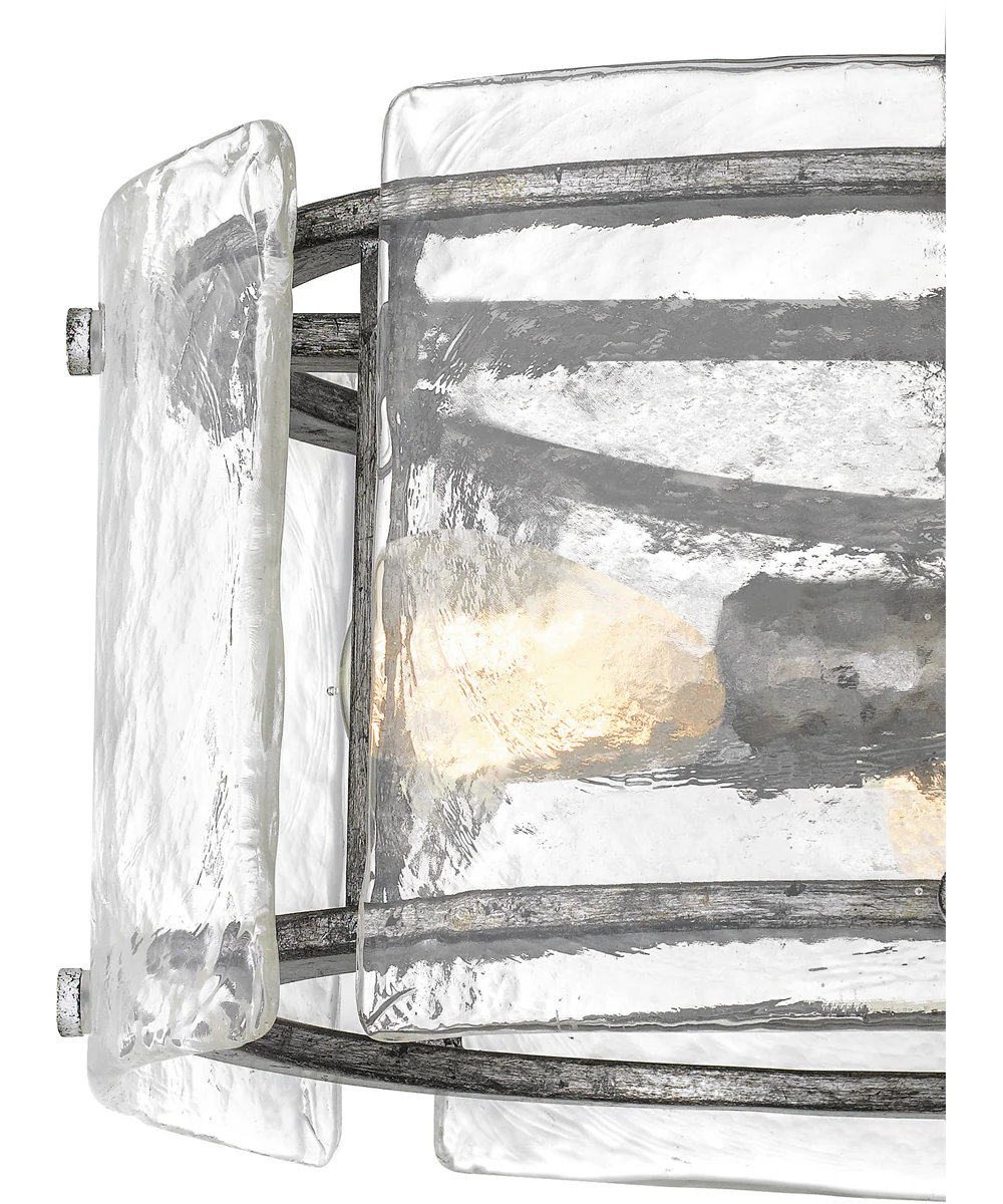 Fortress 3-light Semi Flush Mount Mottled Silver - Image 6
