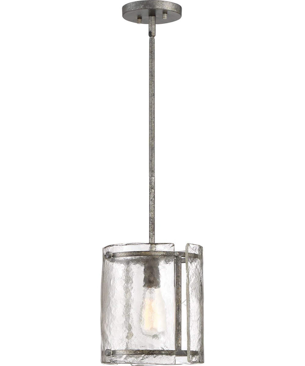 Fortress Small 1-light Mini Pendant Mottled Silver - Image 4
