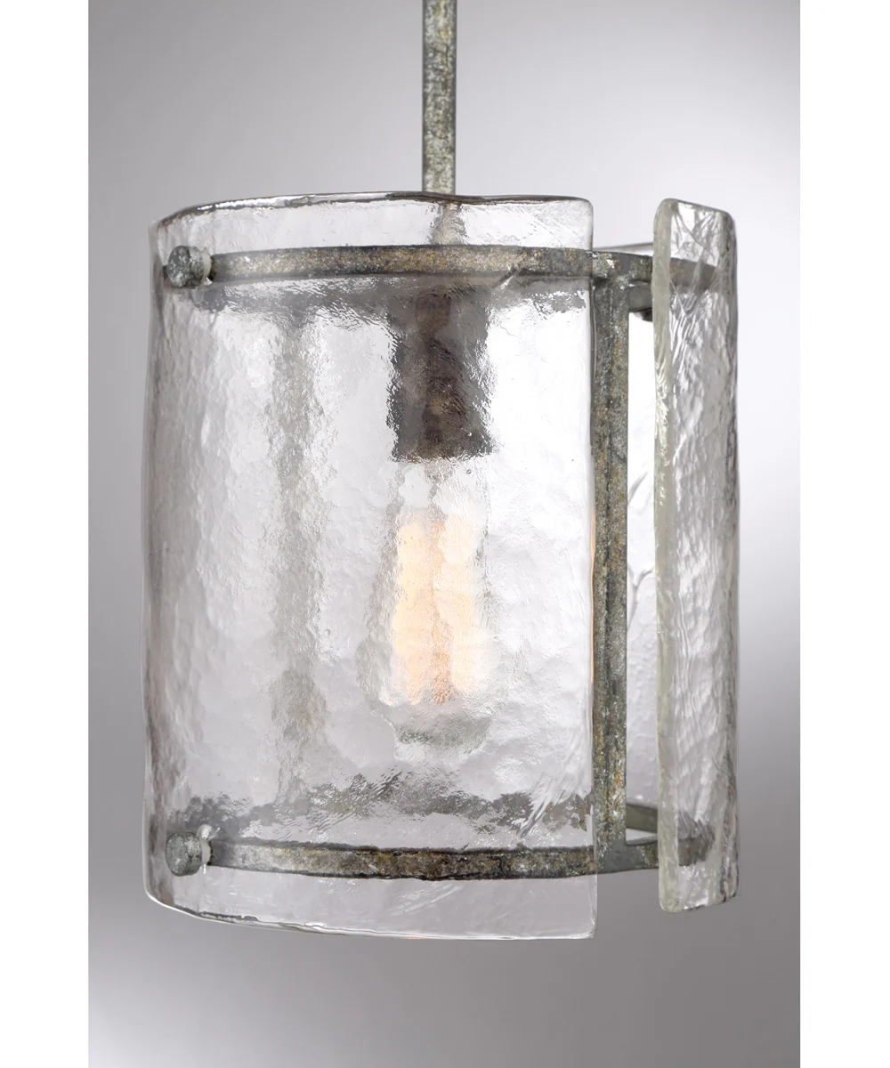 Fortress Small 1-light Mini Pendant Mottled Silver - Image 5