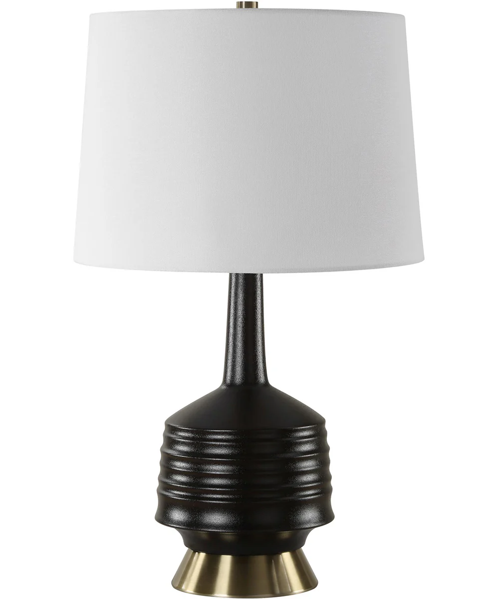 Foster Black Glaze Table Lamp - Image 4