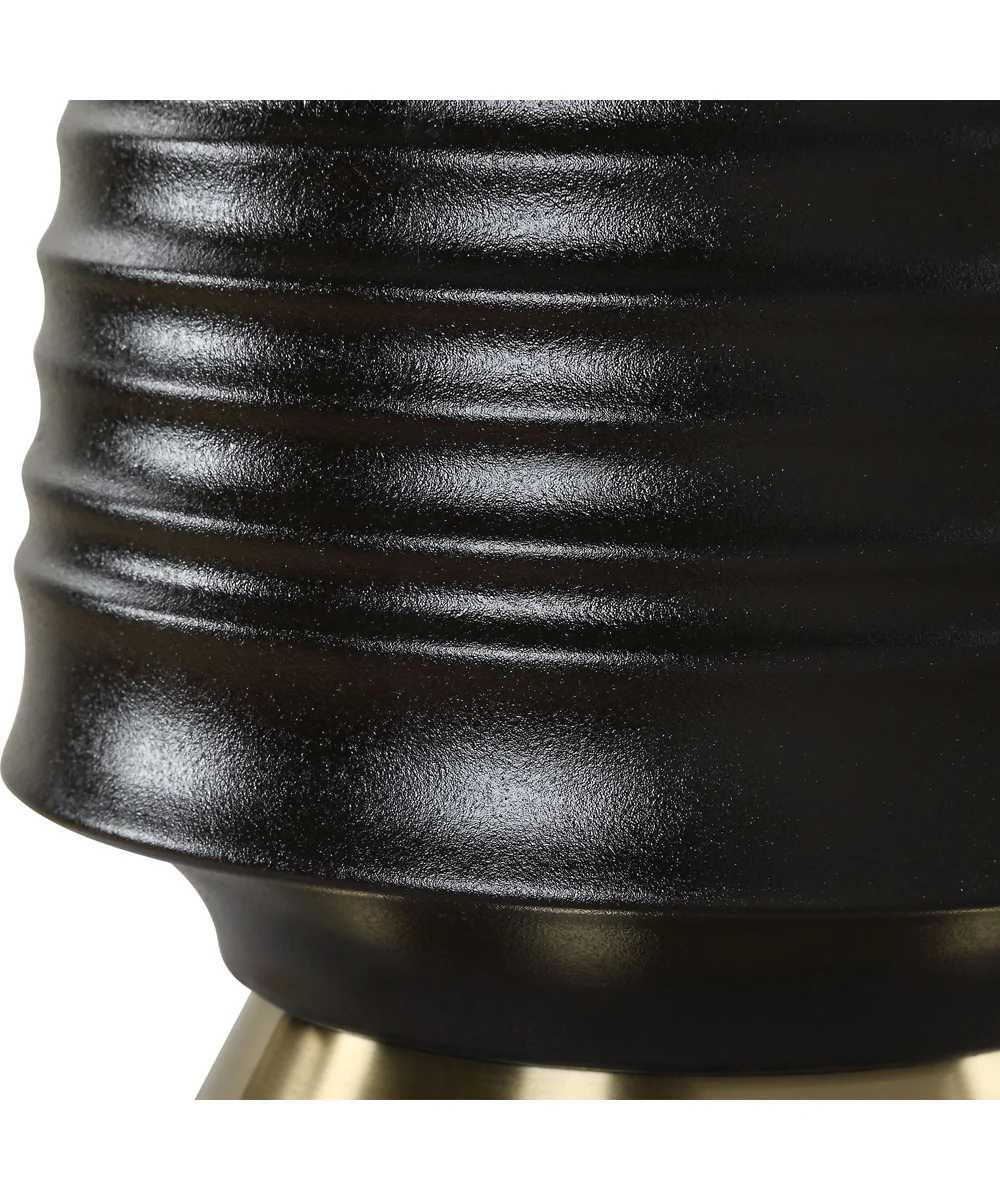 Foster Black Glaze Table Lamp - Image 7