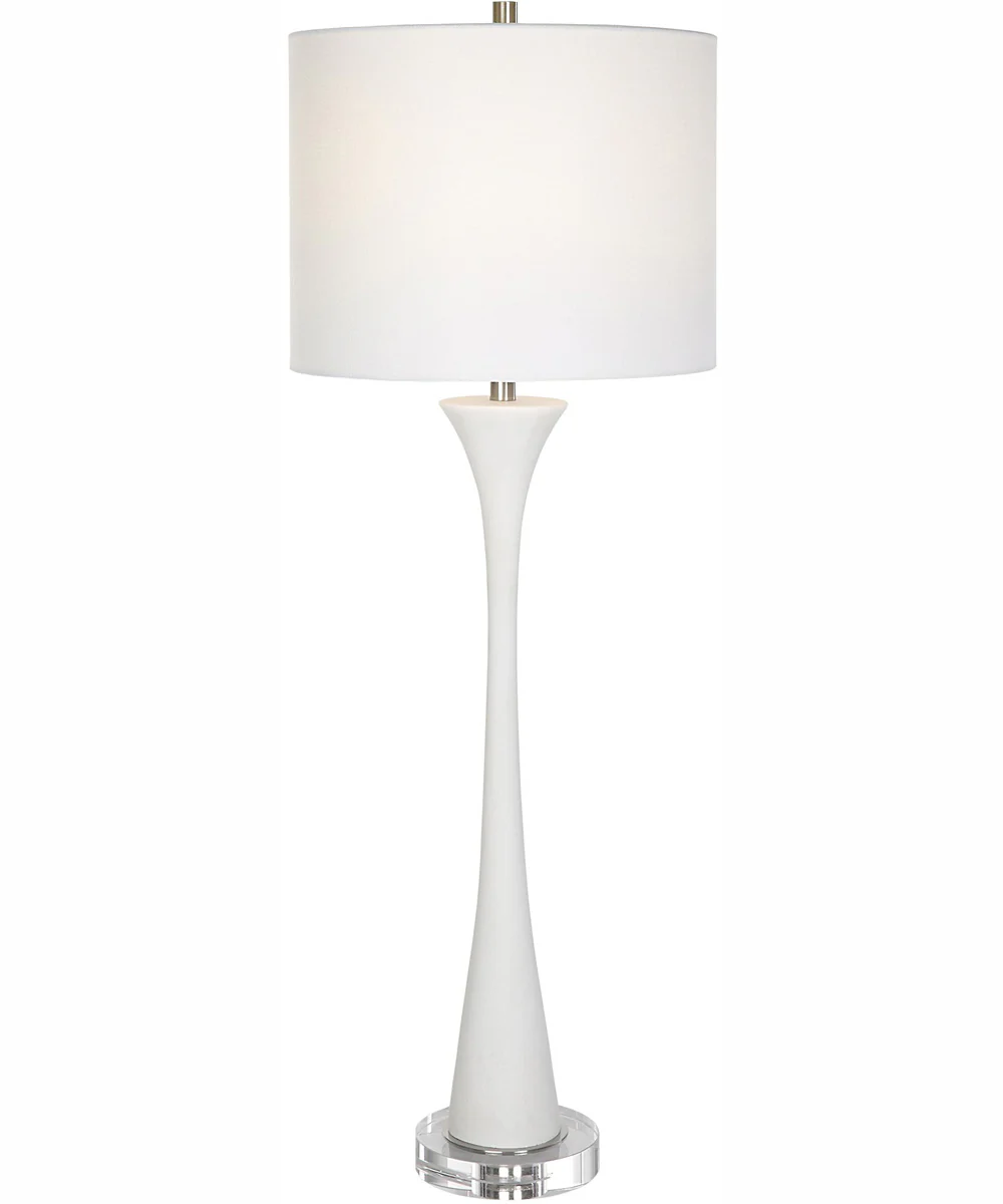 Fountain White Marble Buffet Lamp