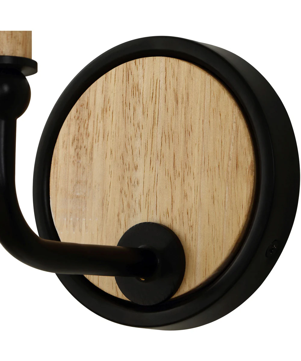 Franconia 1 Light Wooden Sconce - Image 4