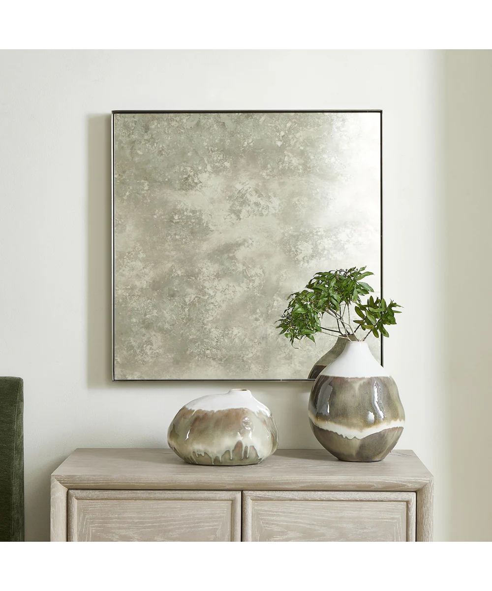 Fredric Square Antique Mirror - Image 2