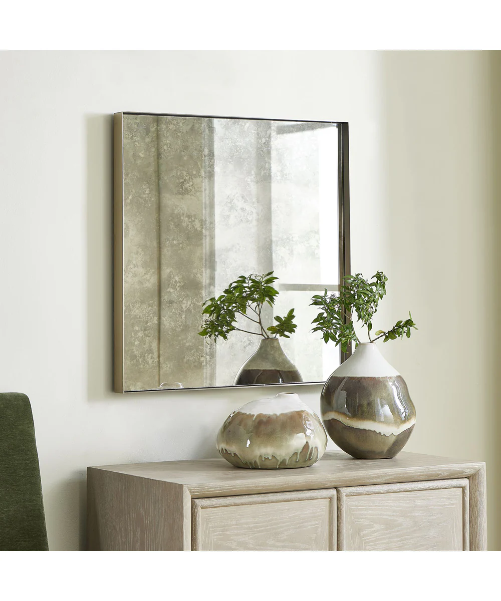 Fredric Square Antique Mirror - Image 3
