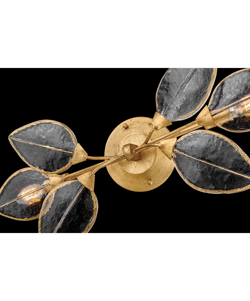 Amira 2-Light Large Two Light Sconce in Distressed Brass - Image 3