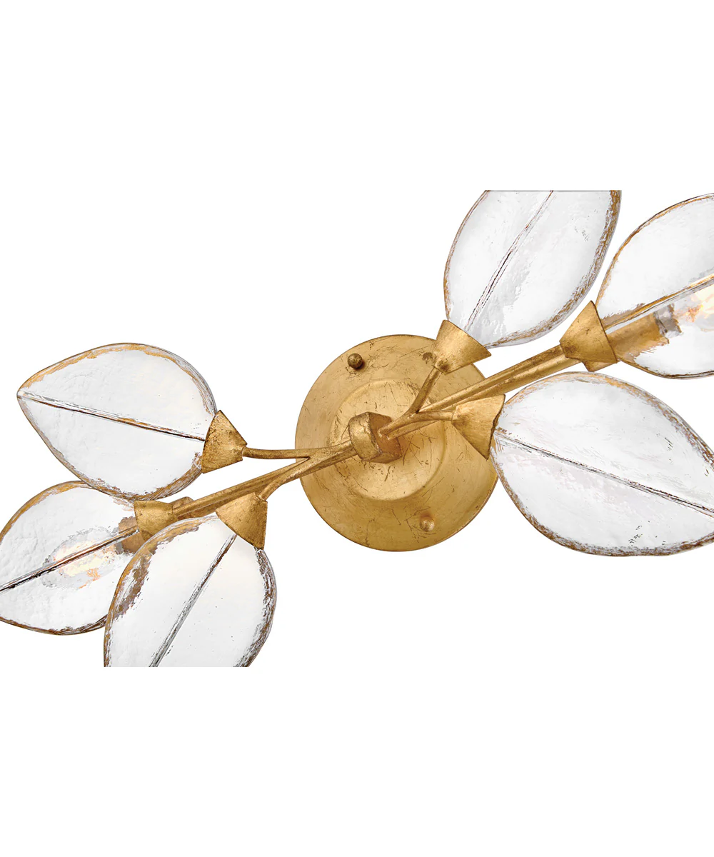 Amira 2-Light Large Two Light Sconce in Distressed Brass - Image 4