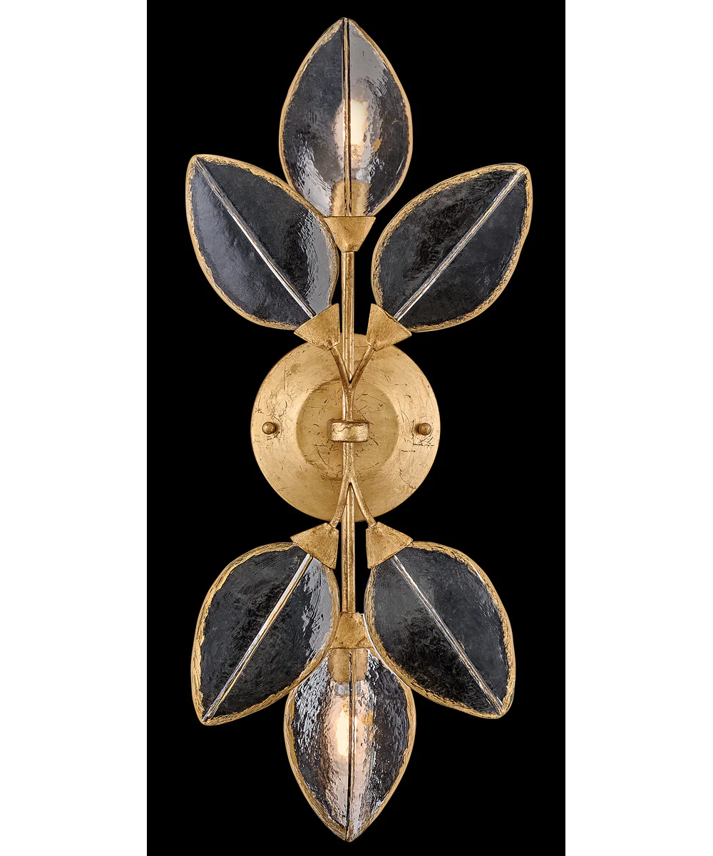 Amira 2-Light Large Two Light Sconce in Distressed Brass - Image 7