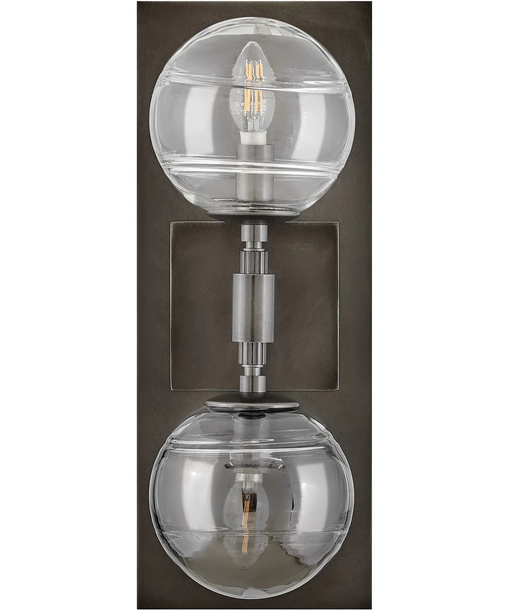 Oberon 2-Light Medium Two Light Sconce in Black Oxide - Image 3
