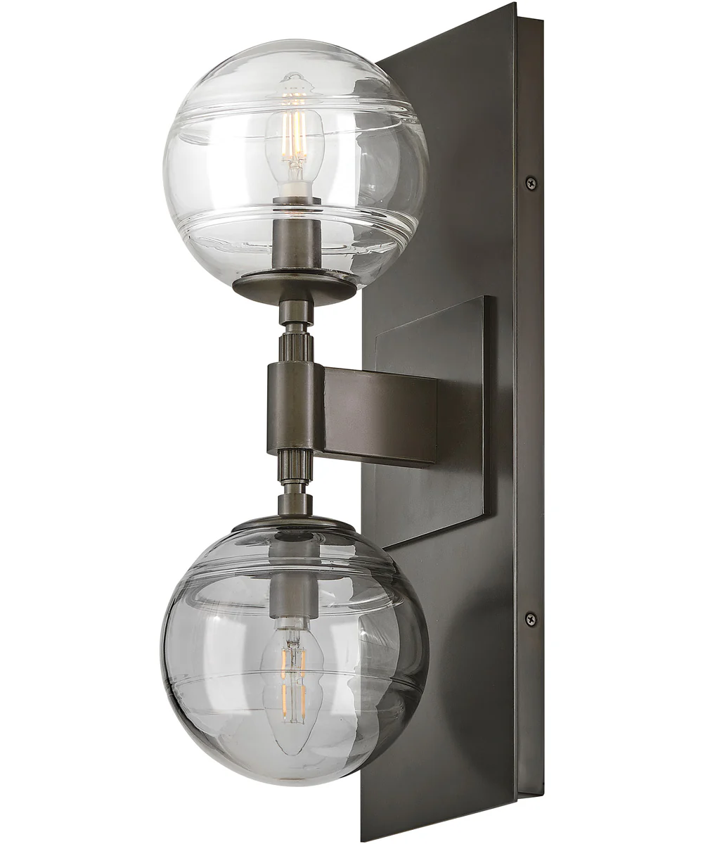 Oberon 2-Light Medium Two Light Sconce in Black Oxide - Image 4