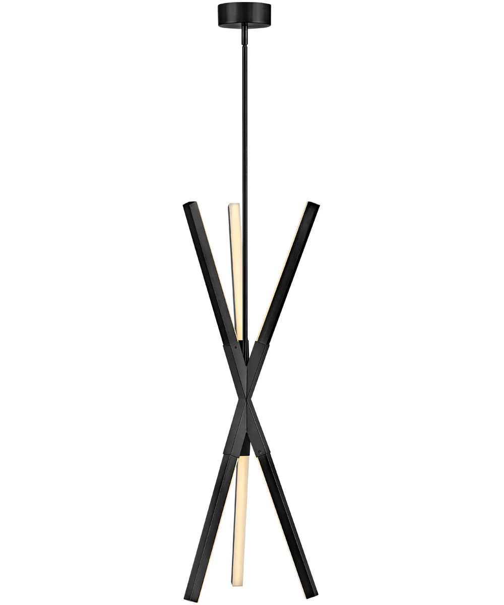 Rae LED-Light Extra Large Pendant in Black*