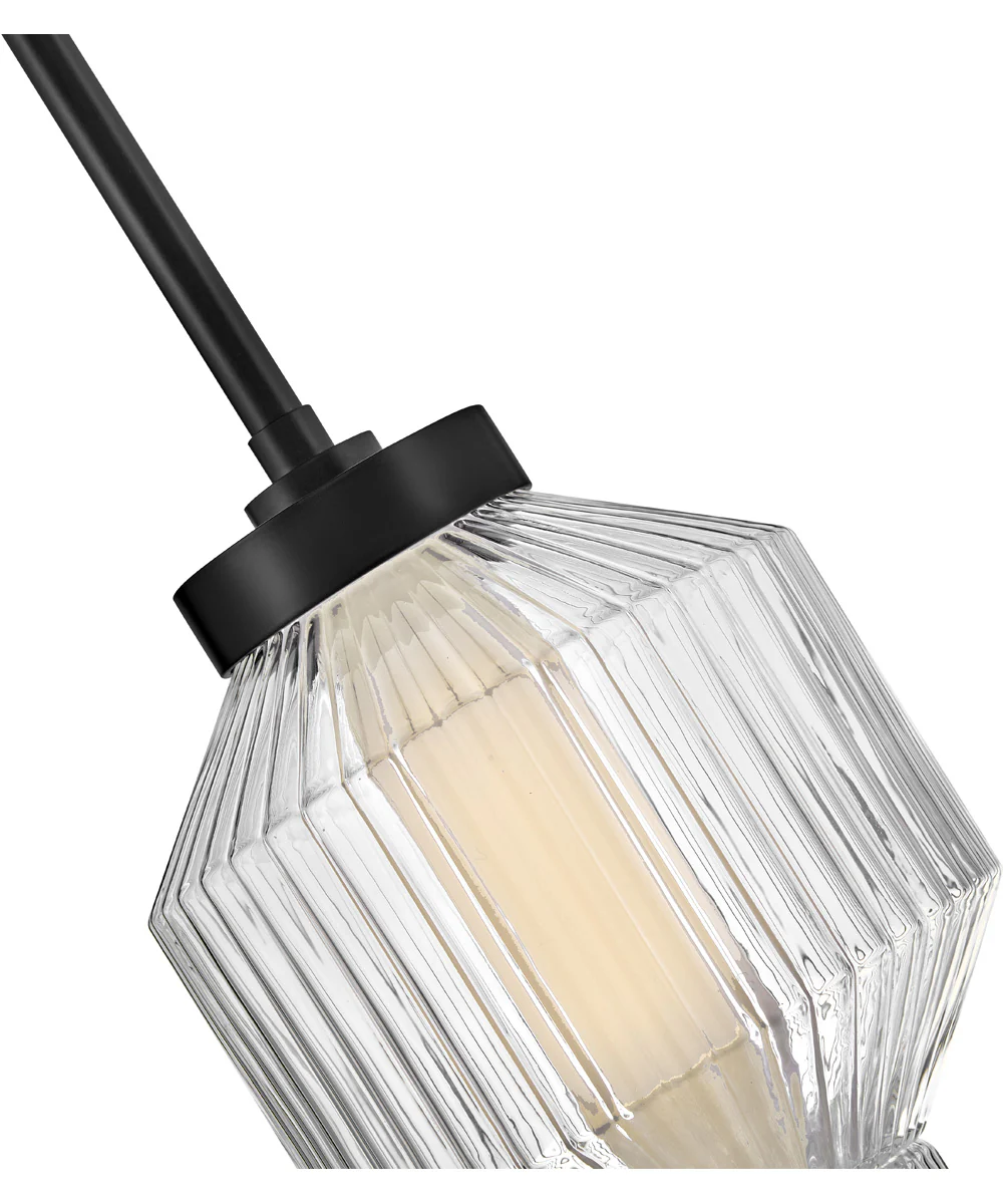 Reign LED-Light Small LED Convertible Pendant in Black - Image 6