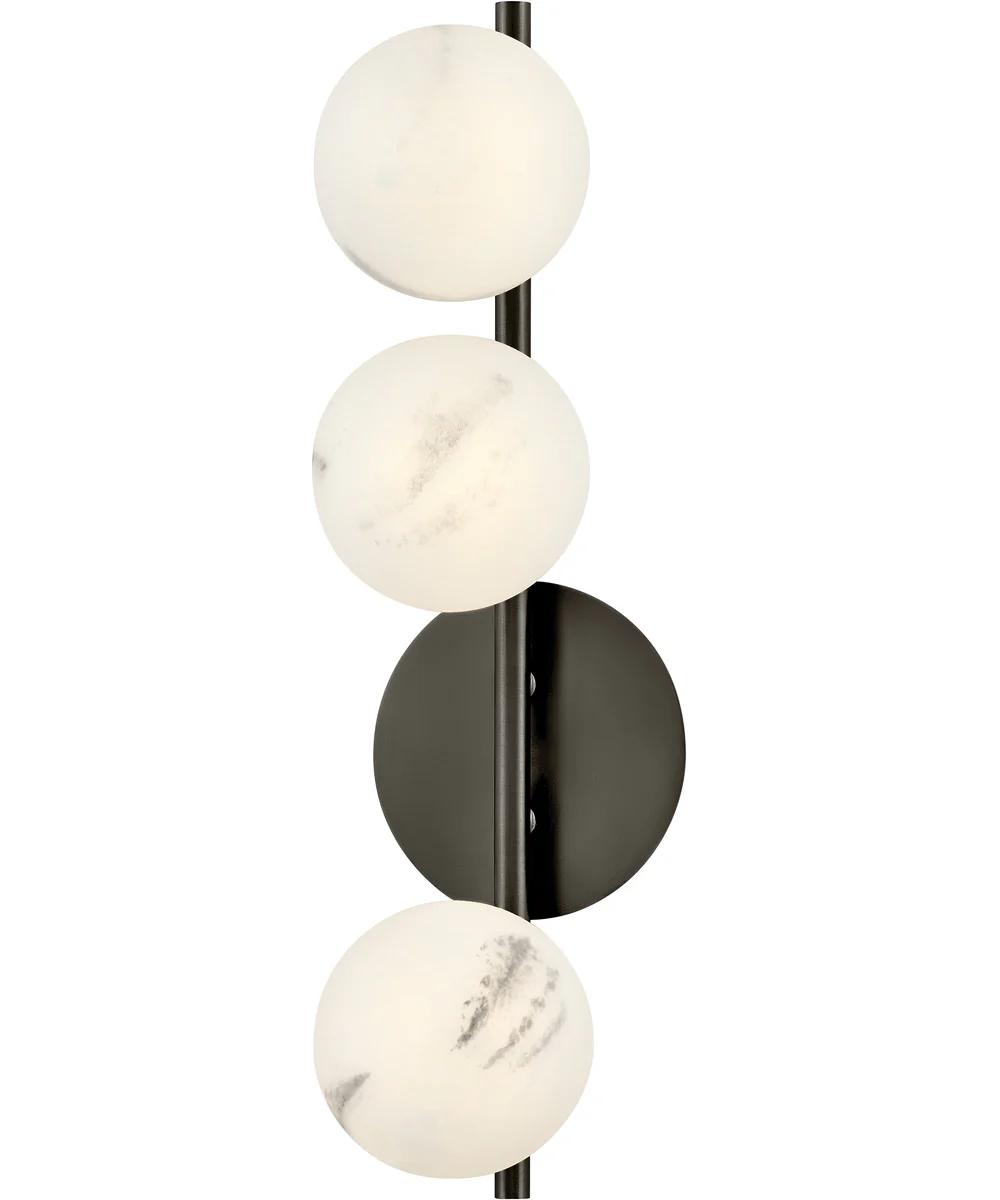 Selene 3-Light Large Three Light Sconce in Black Oxide