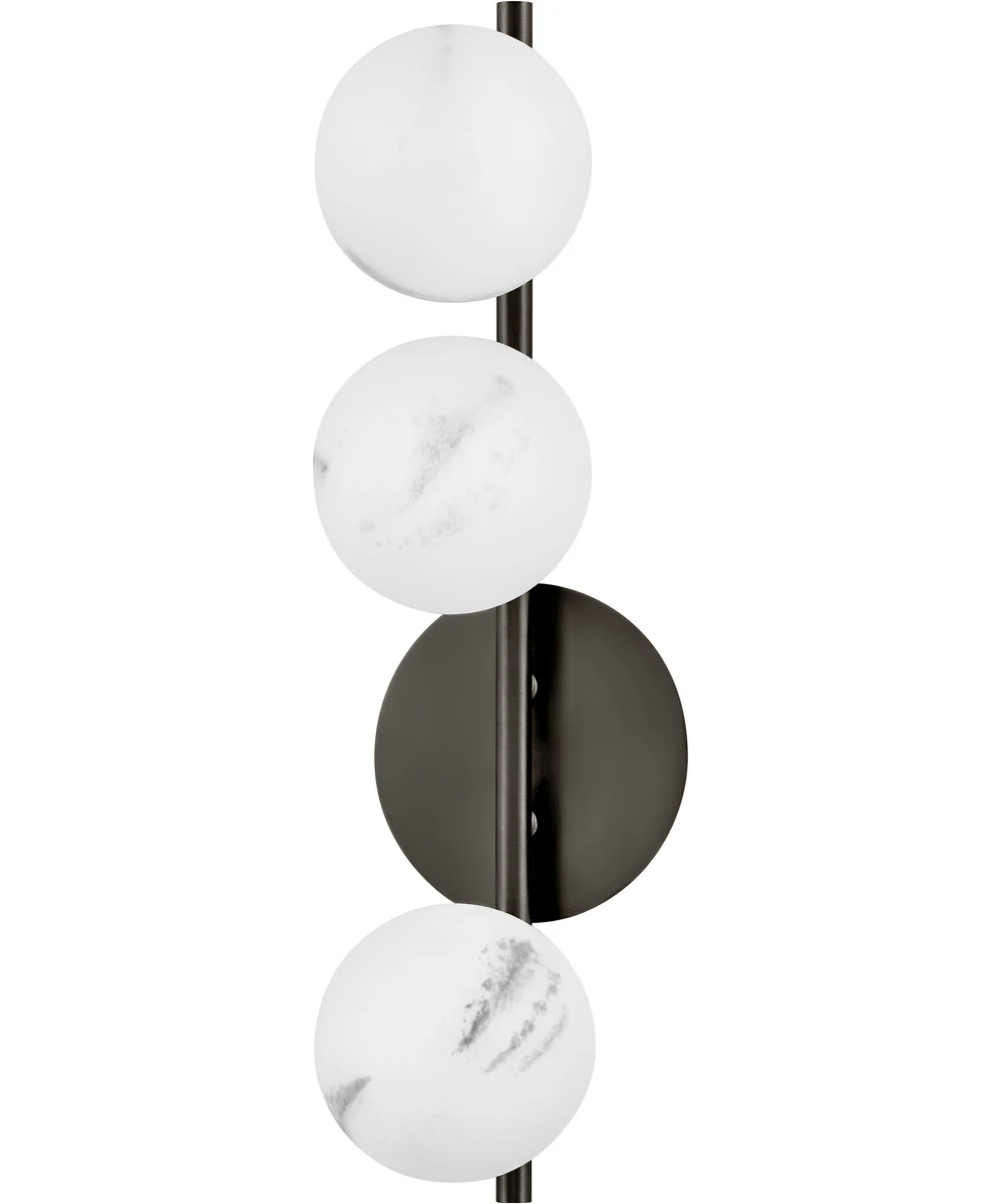 Selene 3-Light Large Three Light Sconce in Black Oxide - Image 2