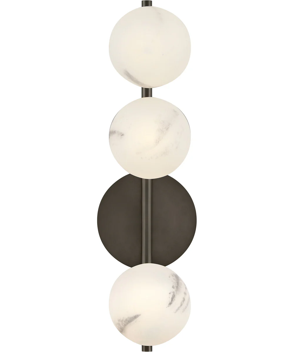Selene 3-Light Large Three Light Sconce in Black Oxide - Image 3