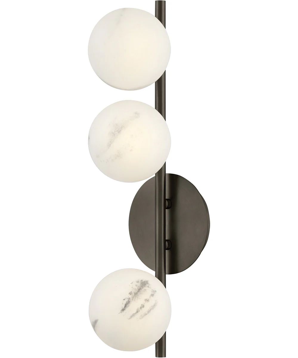 Selene 3-Light Large Three Light Sconce in Black Oxide - Image 5