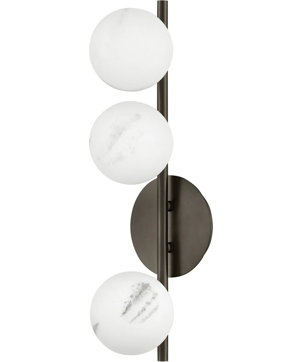 Selene 3-Light Large Three Light Sconce in Black Oxide - Image 6