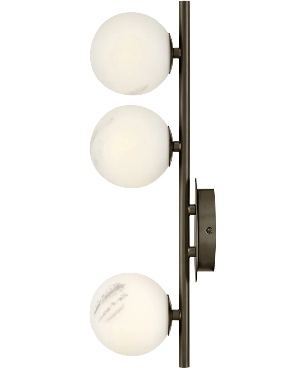 Selene 3-Light Large Three Light Sconce in Black Oxide - Image 7