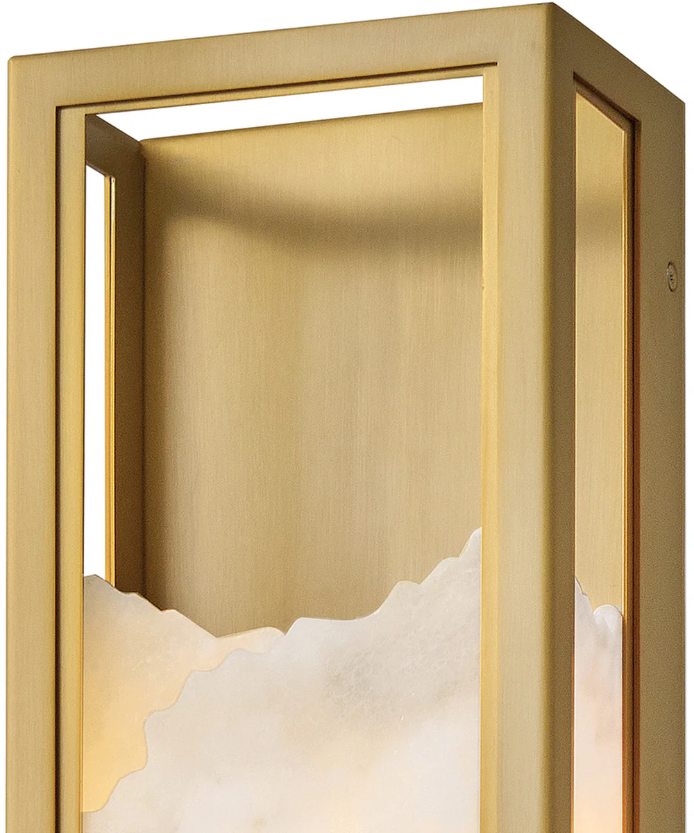 Veleta 1-Light Large Single Light Sconce in Lacquered Brass - Image 4