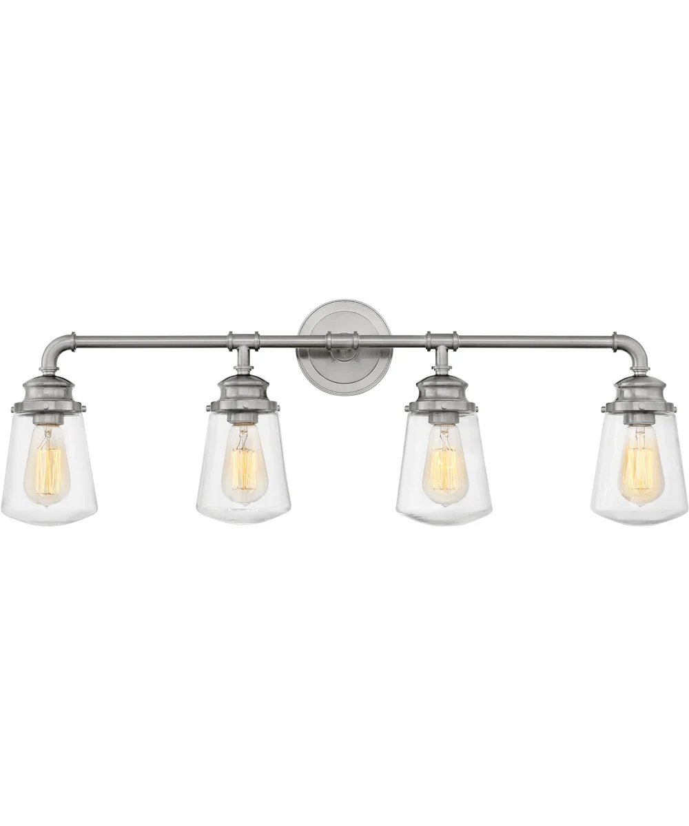 Fritz 4-Light Vanity in Brushed Nickel