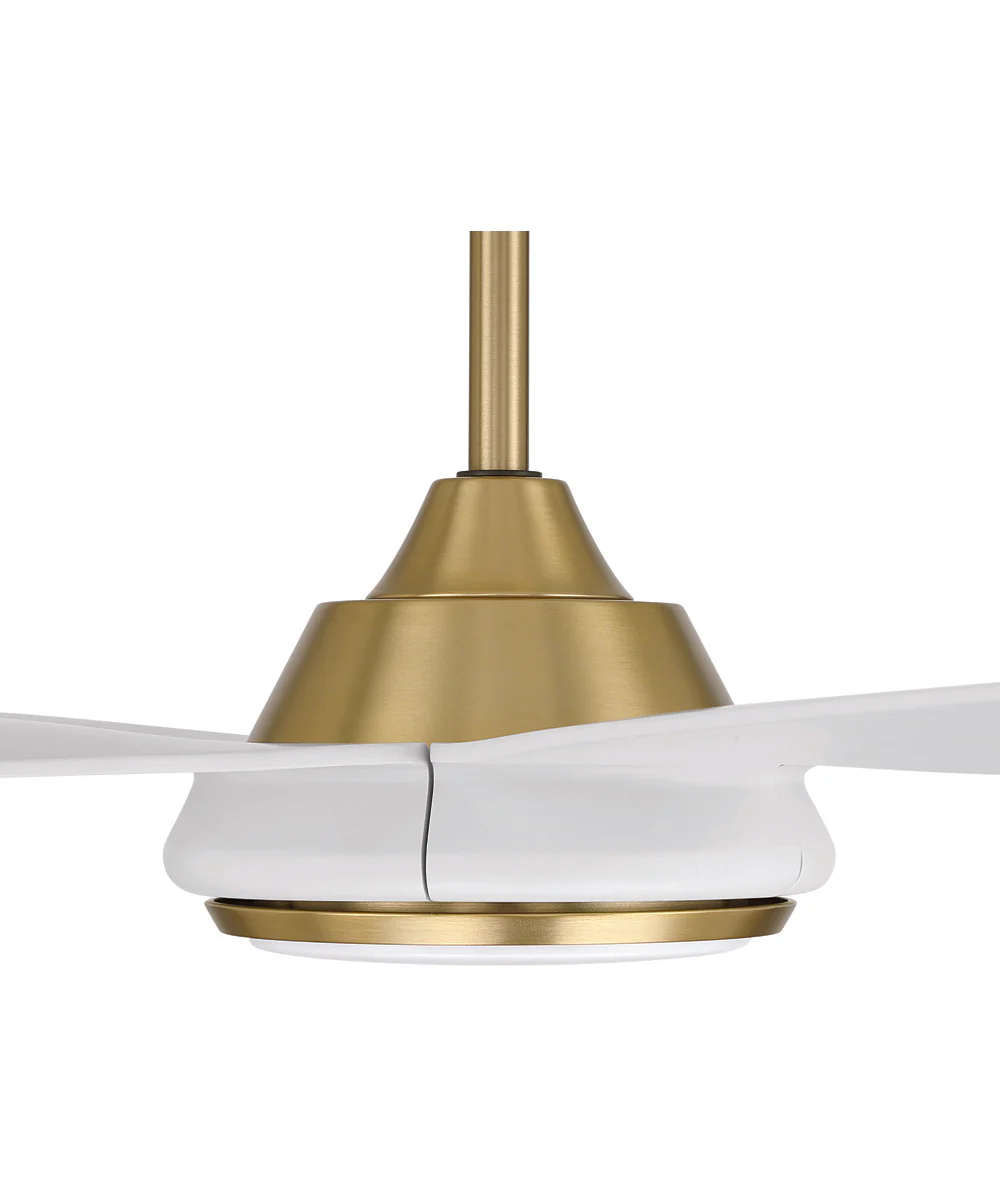 Frye 52" 5-Blade Indoor ceiling Fan 1-Light Fan Satin Brass - Image 3
