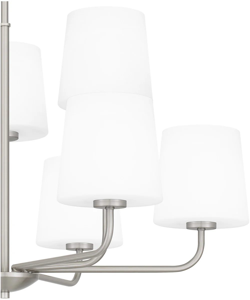 Gallagher 9-light Chandelier Brushed Nickel - Image 5