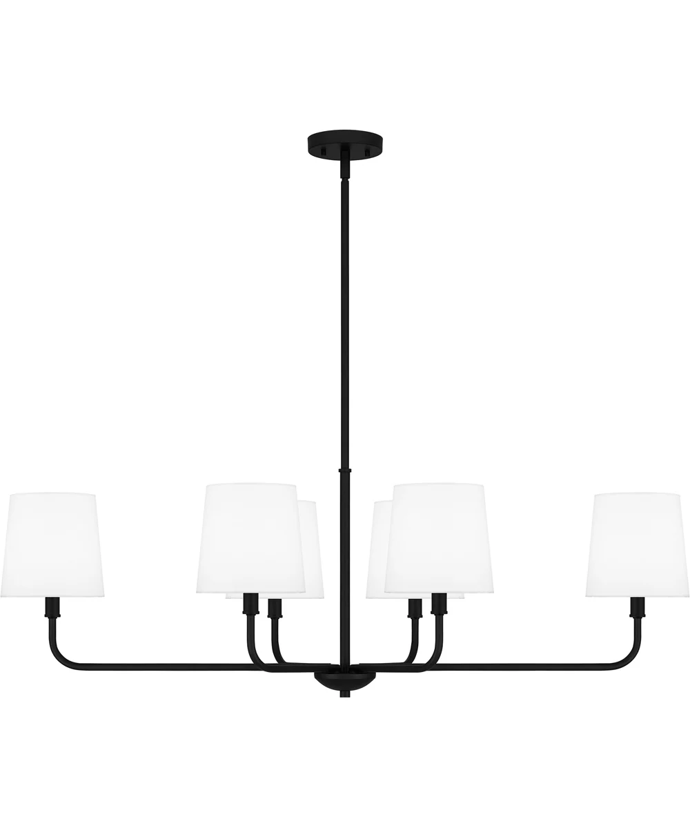 Gallagher Medium 6-light Island Light Matte Black - Image 3