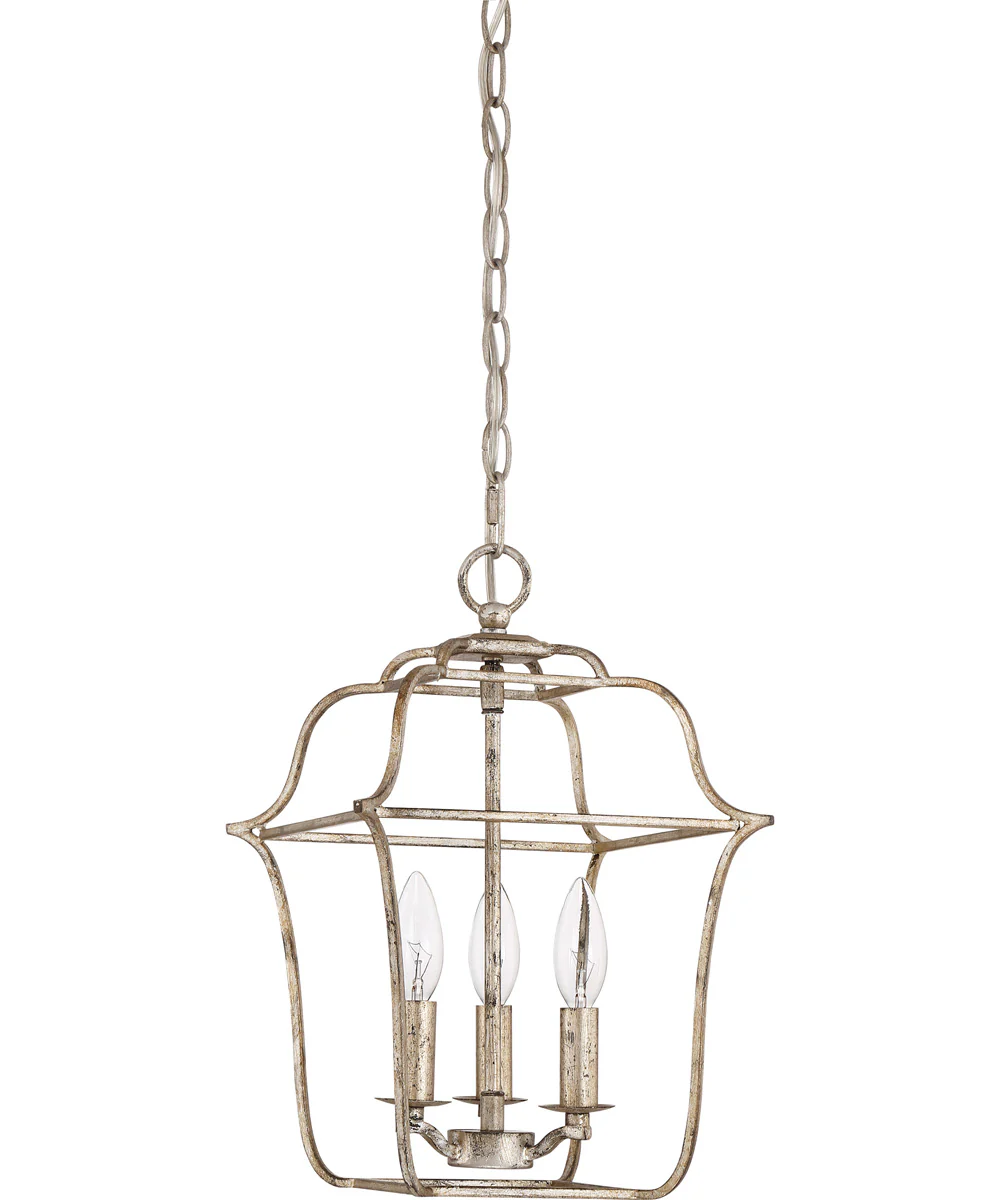 Gallery 3-light Pendant Century Silver Leaf - Image 3