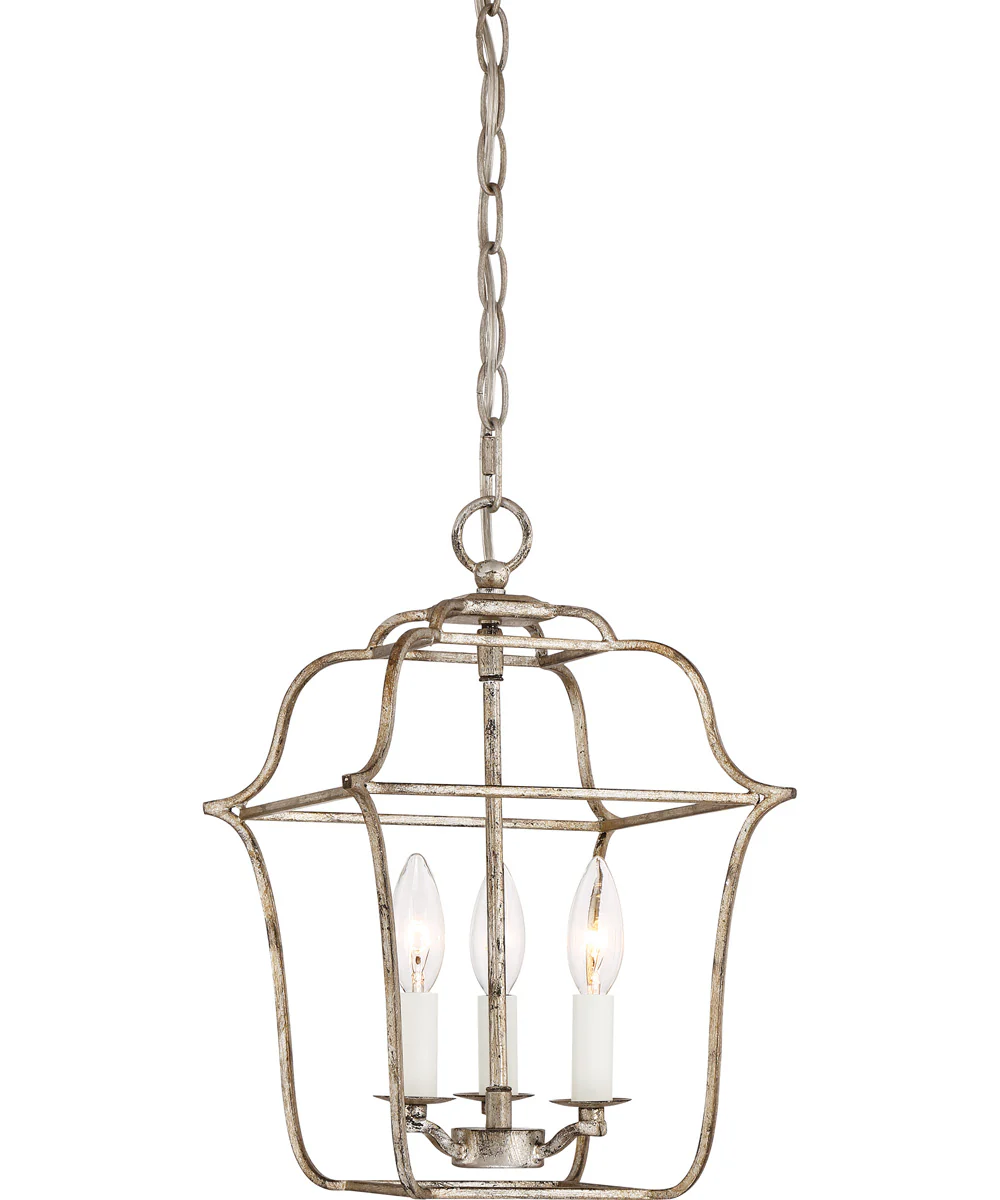 Gallery 3-light Pendant Century Silver Leaf - Image 6