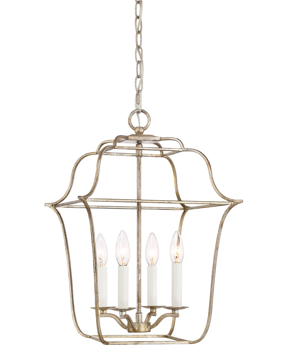 Gallery 4-light Pendant Century Silver Leaf - Image 6