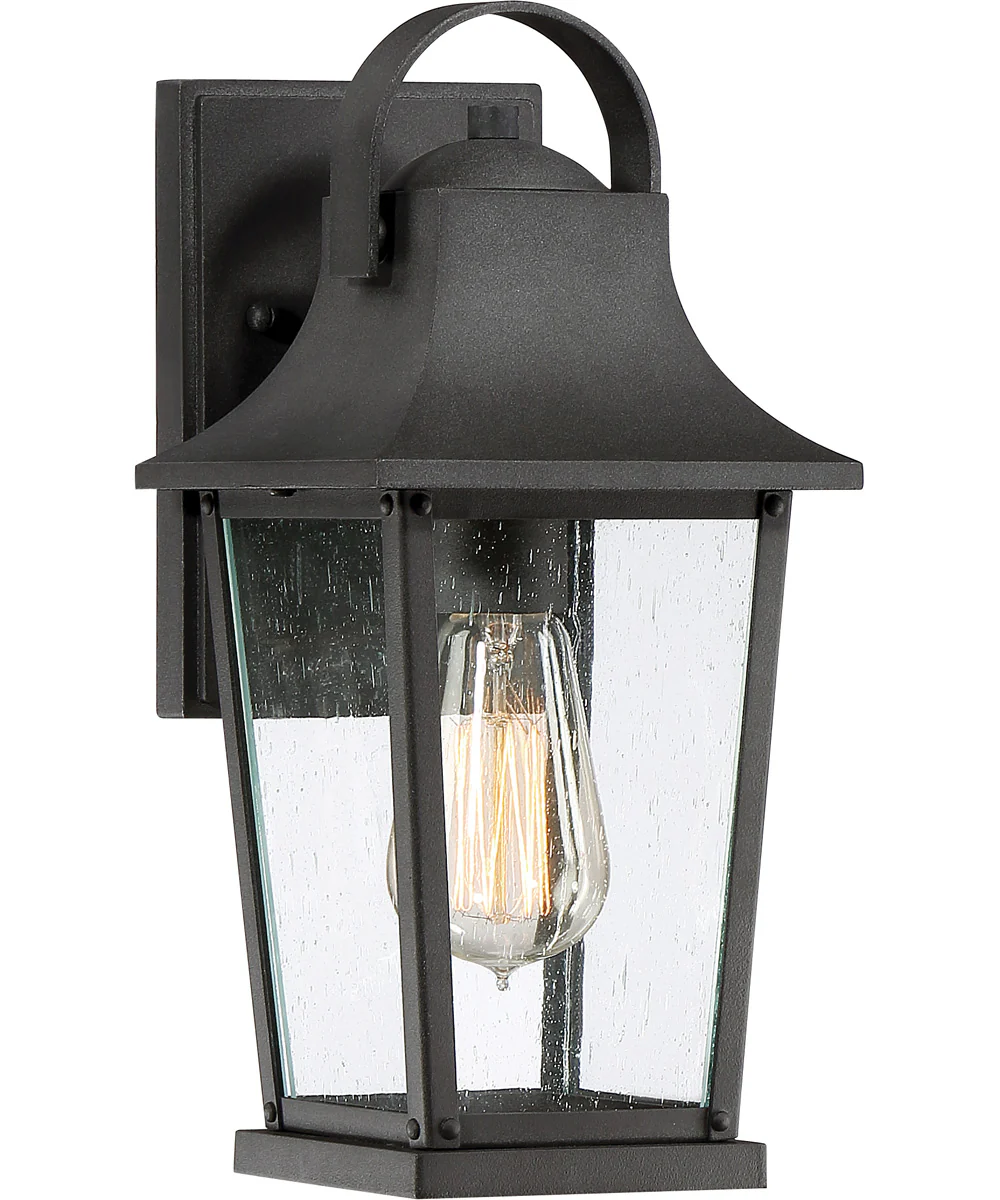 Galveston Small 1-light Outdoor Wall Light Mottled Black - Image 2