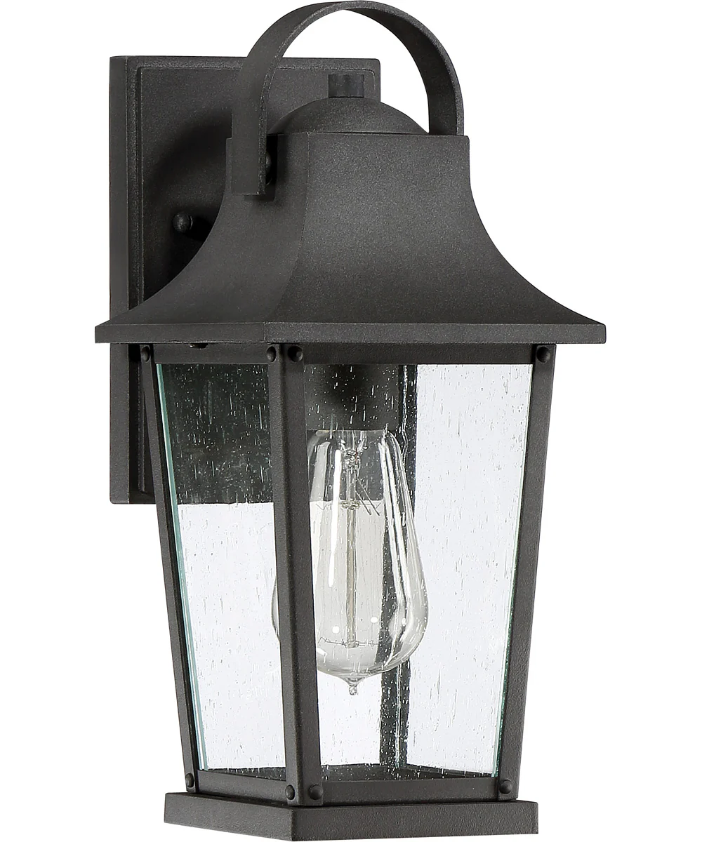 Galveston Small 1-light Outdoor Wall Light Mottled Black - Image 3