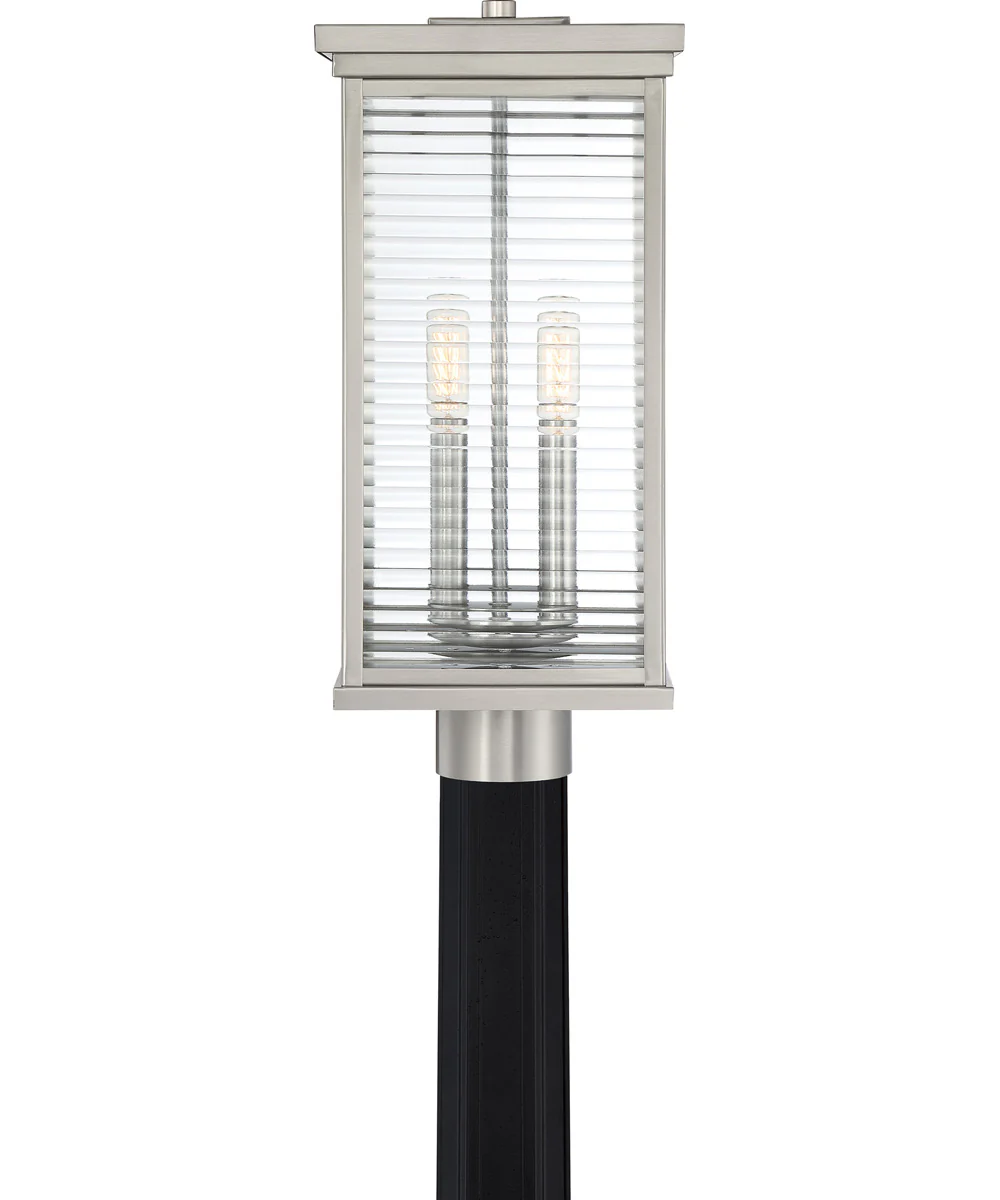 Gardner Large 2-light Outdoor Post Light Stainless Steel - Image 5