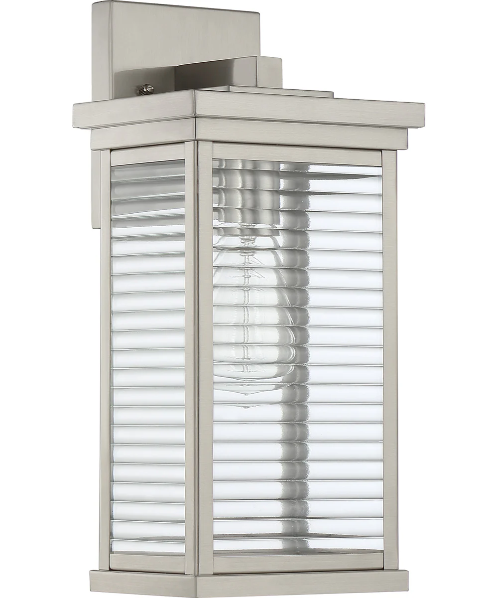 Gardner Medium 1-light Outdoor Wall Light Stainless Steel - Image 2
