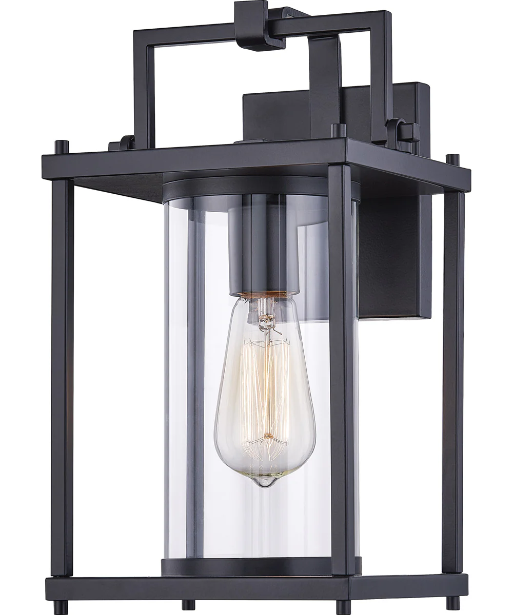 Garrett Medium 1-light Outdoor Wall Light Matte Black - Image 2