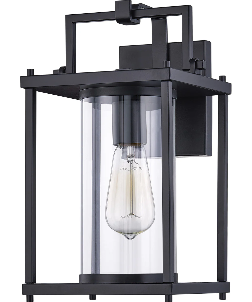 Garrett Medium 1-light Outdoor Wall Light Matte Black - Image 3