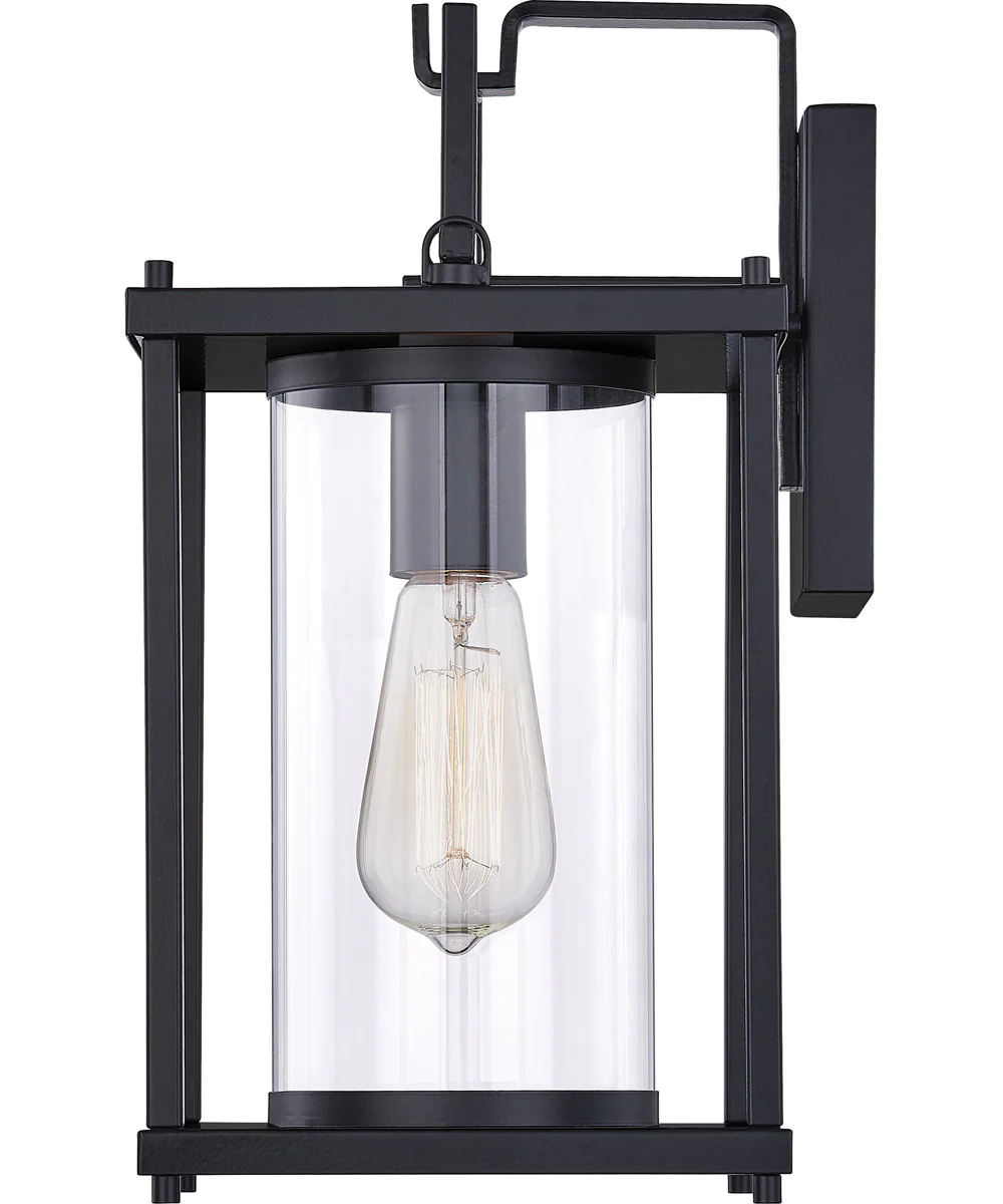 Garrett Medium 1-light Outdoor Wall Light Matte Black - Image 4
