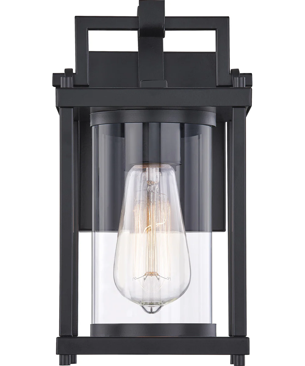 Garrett Small 1-light Outdoor Wall Light Matte Black - Image 4