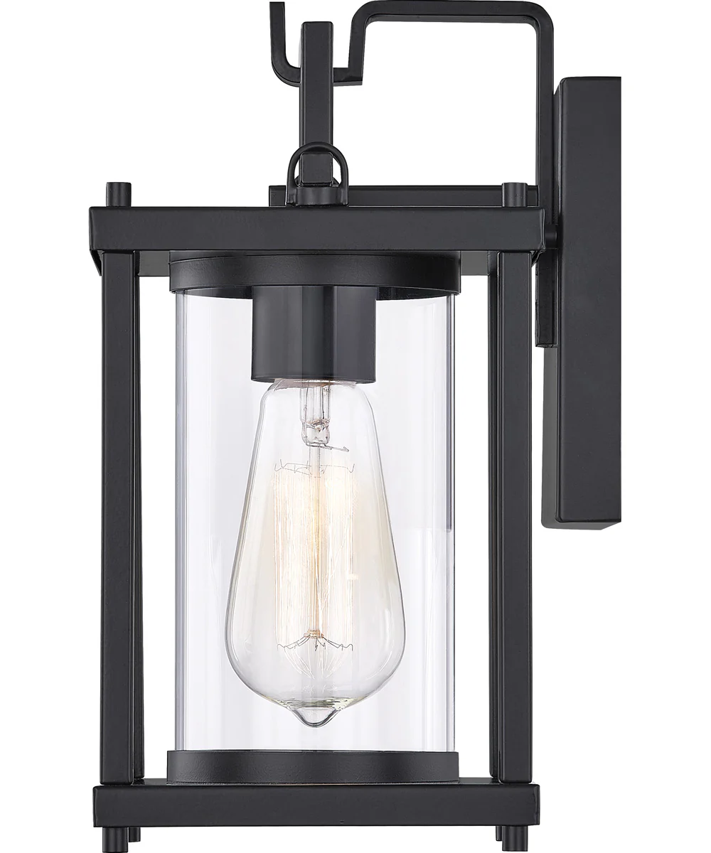Garrett Small 1-light Outdoor Wall Light Matte Black - Image 5