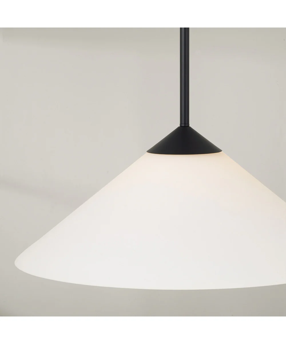 Gatsby 1-Light Pendant Matte Black - Image 2