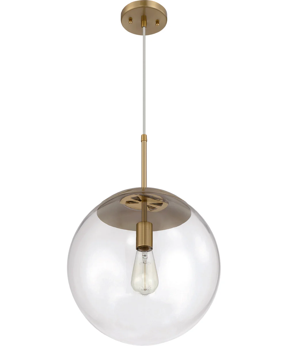 Gaze 1-Light Pendant Satin Brass - Image 4
