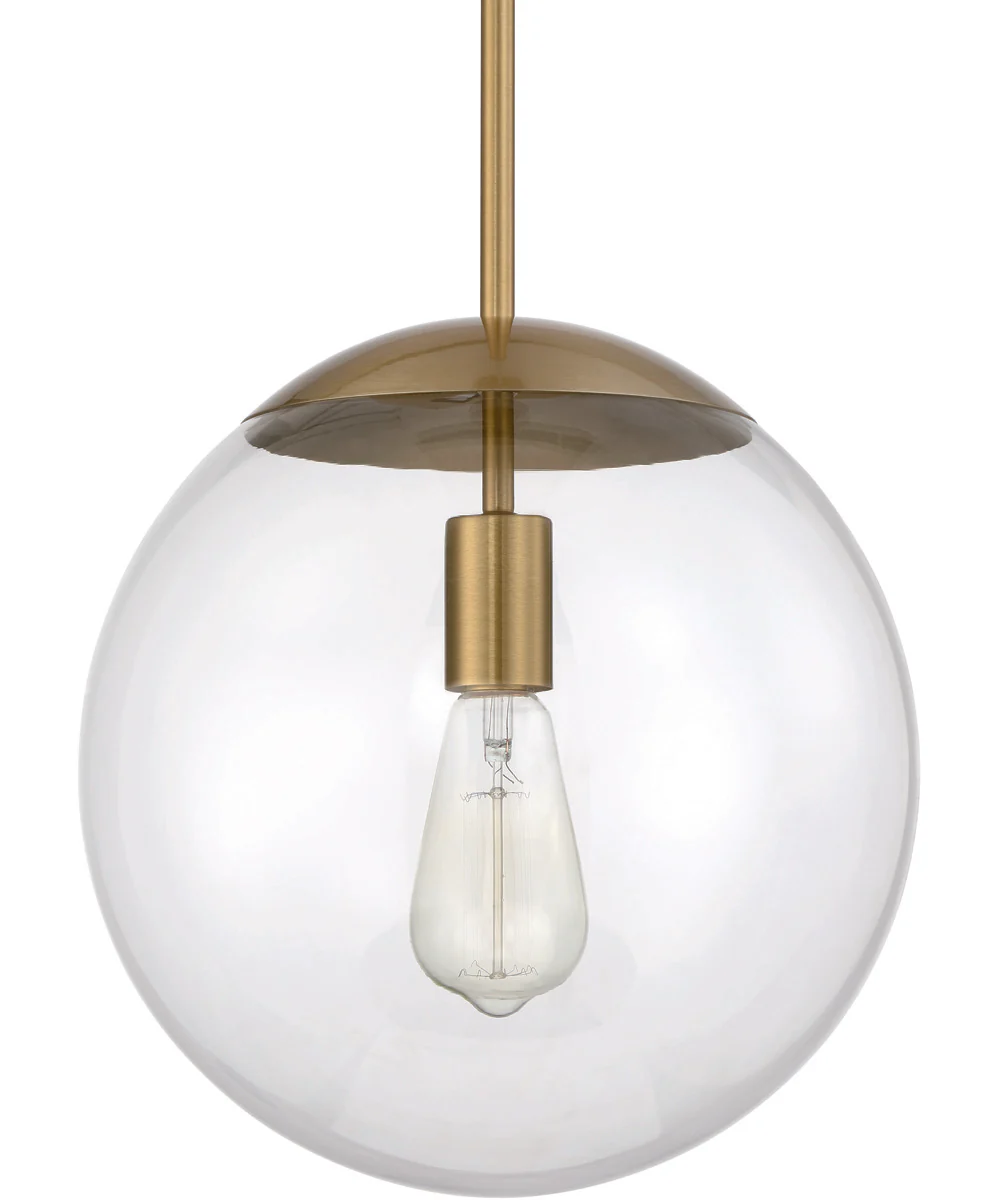 Gaze 1-Light Pendant Satin Brass - Image 6