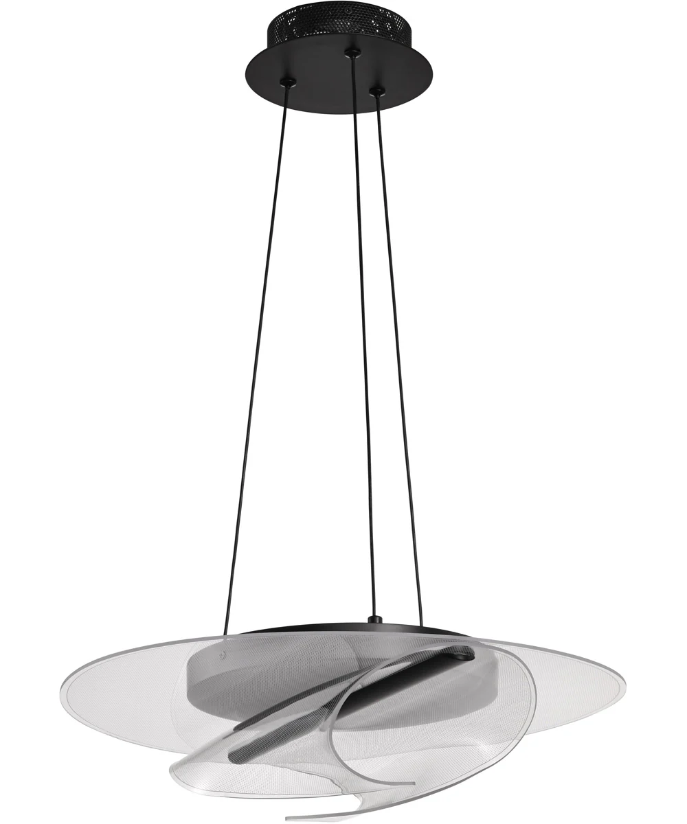 Geneva Pendant Matte Black