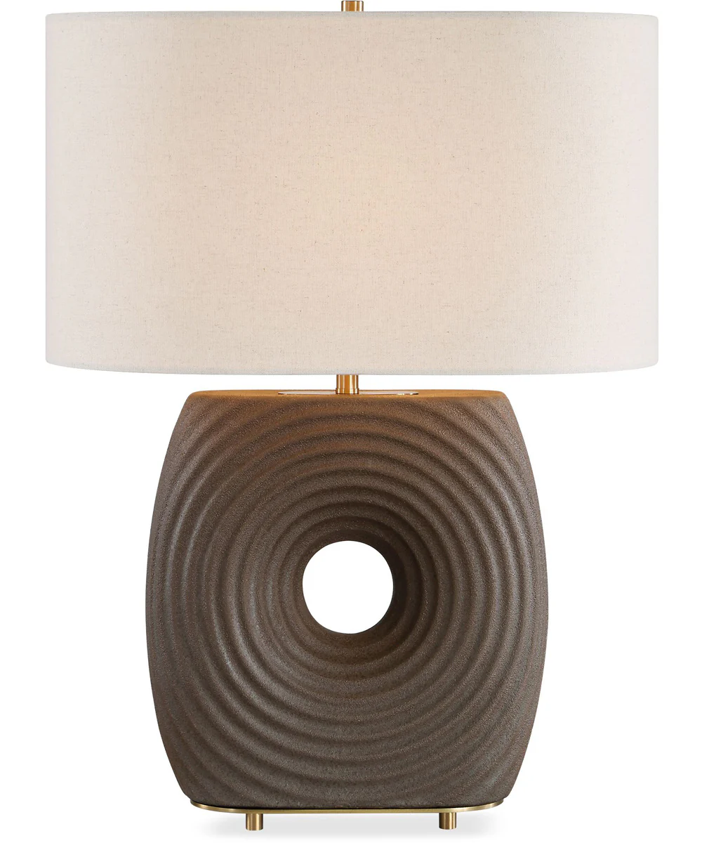 Geno Concentric Ribbed Table Lamp