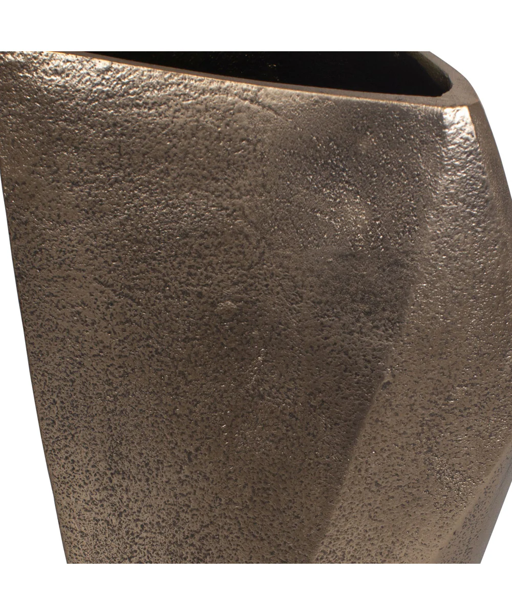 GeoForm Indoor-Outdoor Brass Vases Set of 2 - Image 3