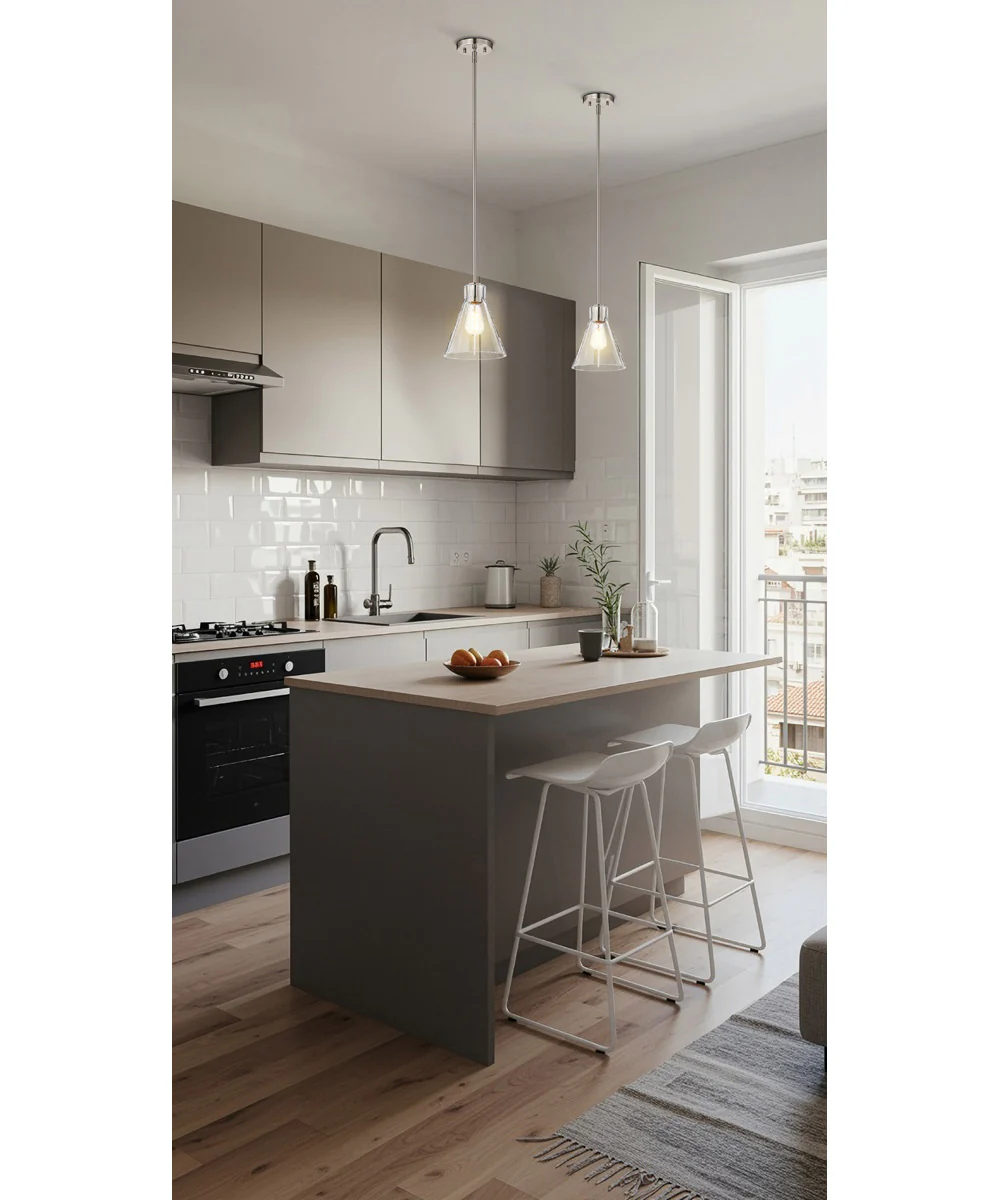 Gianna 1-Light Pendant Brushed Nickel - Image 2