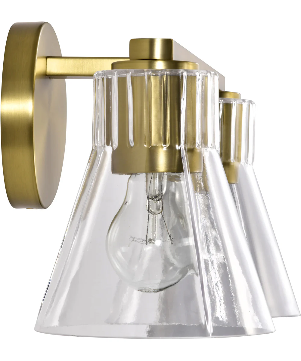 Gianna 2-Light Vanity & Wall Vintage Brass - Image 9